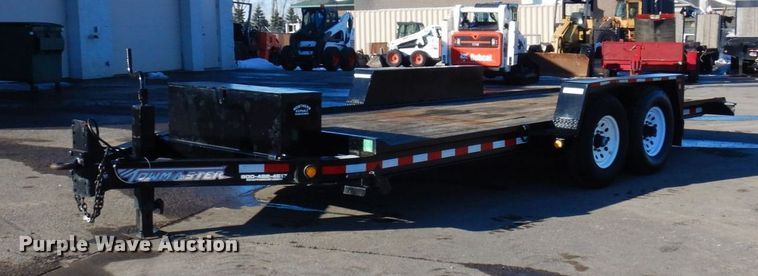 image for item KU9733 2008 Towmaster T-12DT  tilt deck equipment trailer