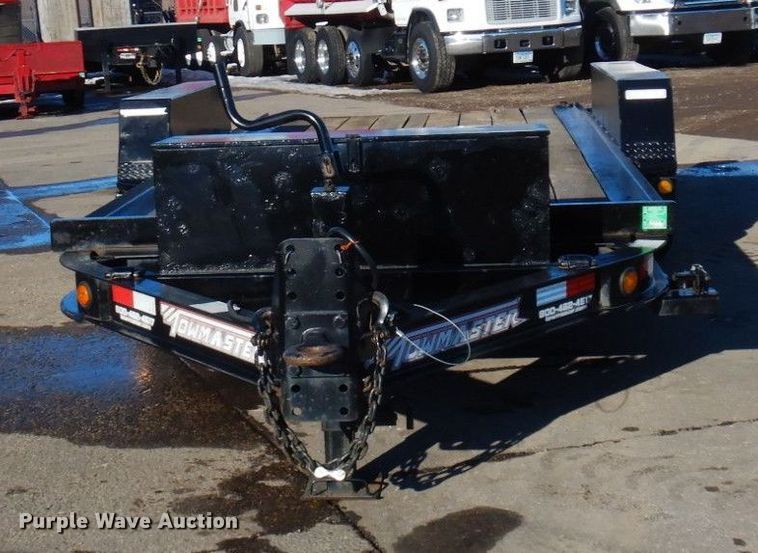 image for item KU9733 2008 Towmaster T-12DT  tilt deck equipment trailer