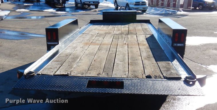 image for item KU9733 2008 Towmaster T-12DT  tilt deck equipment trailer