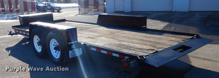 image for item KU9733 2008 Towmaster T-12DT  tilt deck equipment trailer