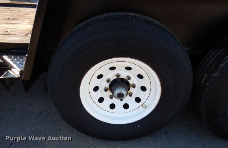 image for item KU9733 2008 Towmaster T-12DT  tilt deck equipment trailer