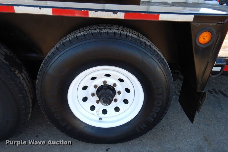 image for item KU9733 2008 Towmaster T-12DT  tilt deck equipment trailer