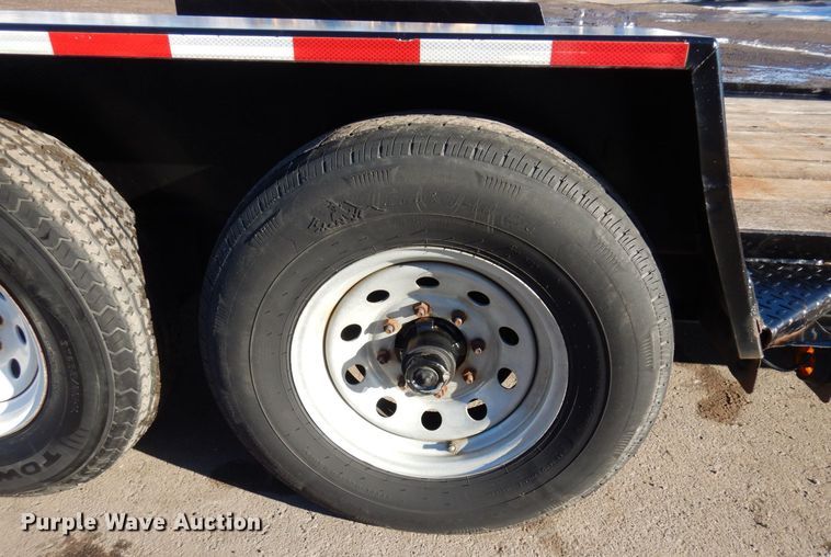 image for item KU9733 2008 Towmaster T-12DT  tilt deck equipment trailer