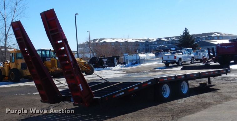 image for item KU9734 1991 Felling FT-40-2  equipment trailer