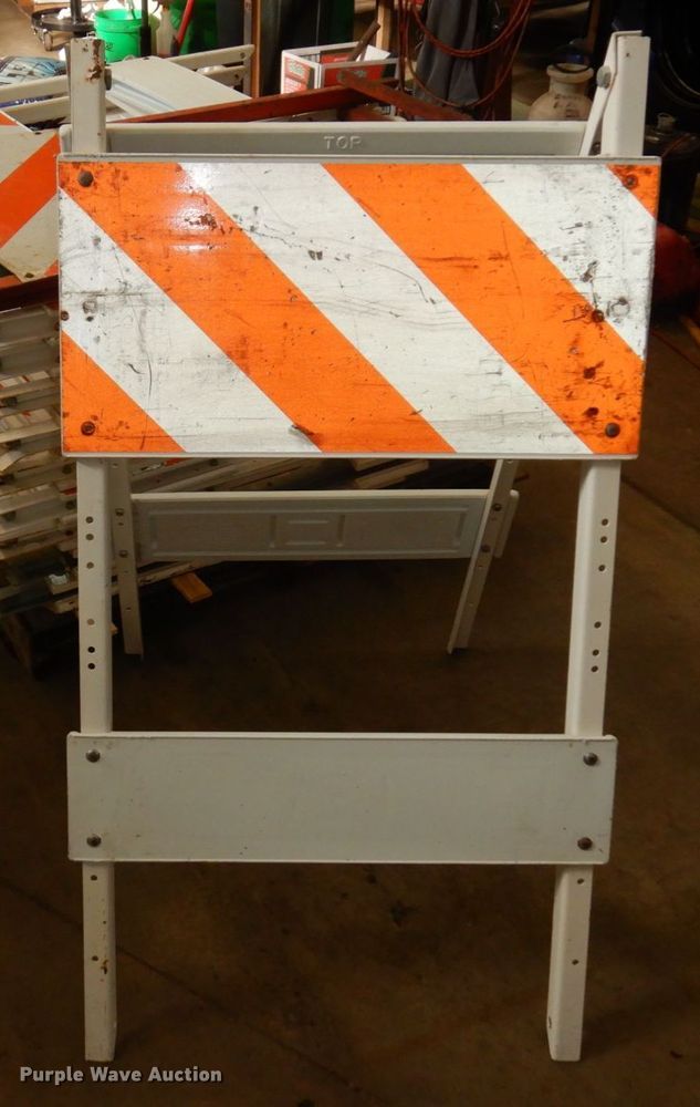 image for item KU9768 Approximately 20 road barricades