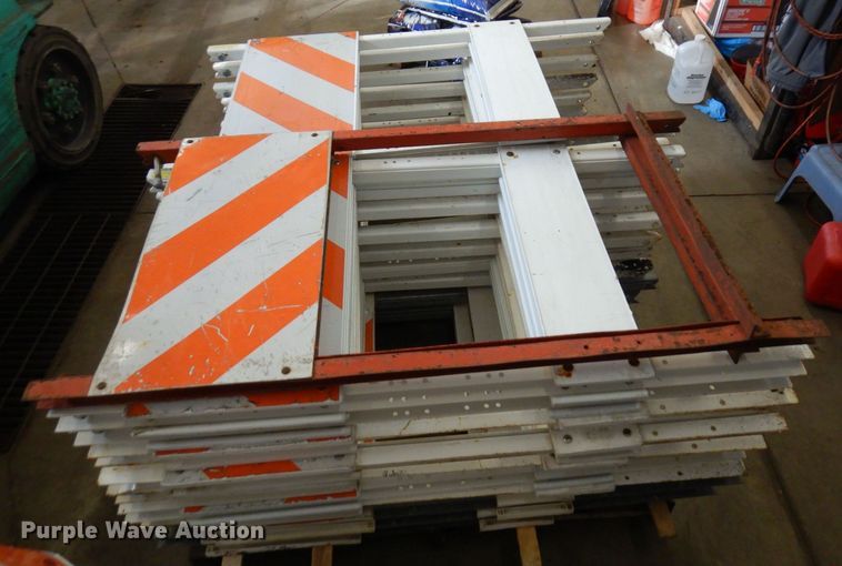 image for item KU9768 Approximately 20 road barricades