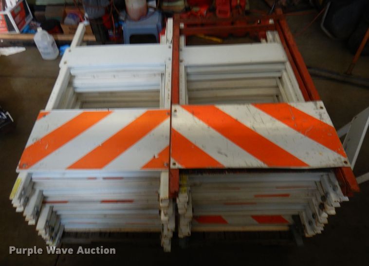 image for item KU9768 Approximately 20 road barricades