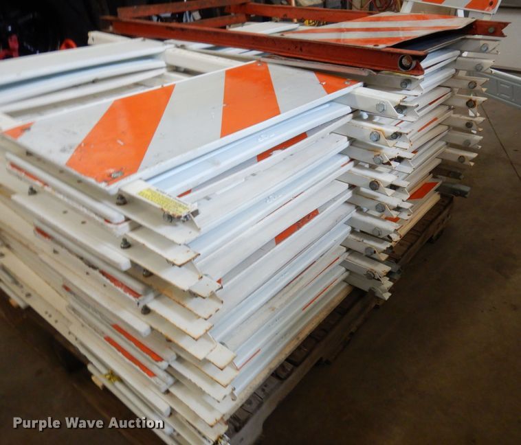 image for item KU9768 Approximately 20 road barricades