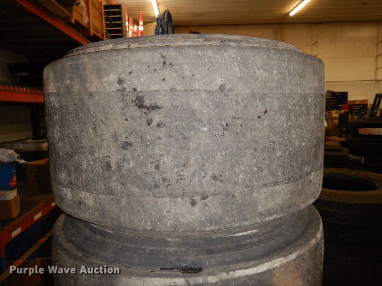 image for item KU9850 (4) 12-16.5 skid steer tires and wheels