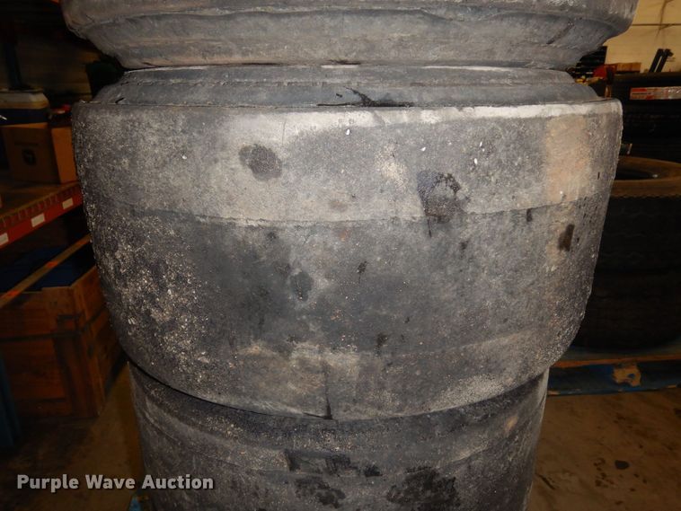 image for item KU9850 (4) 12-16.5 skid steer tires and wheels