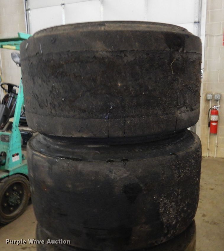 image for item KU9850 (4) 12-16.5 skid steer tires and wheels