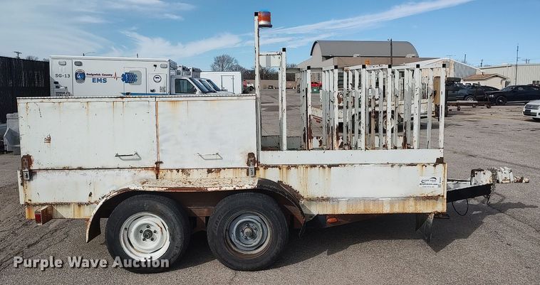 image for item DG5370 1995 Starlite  utility trailer