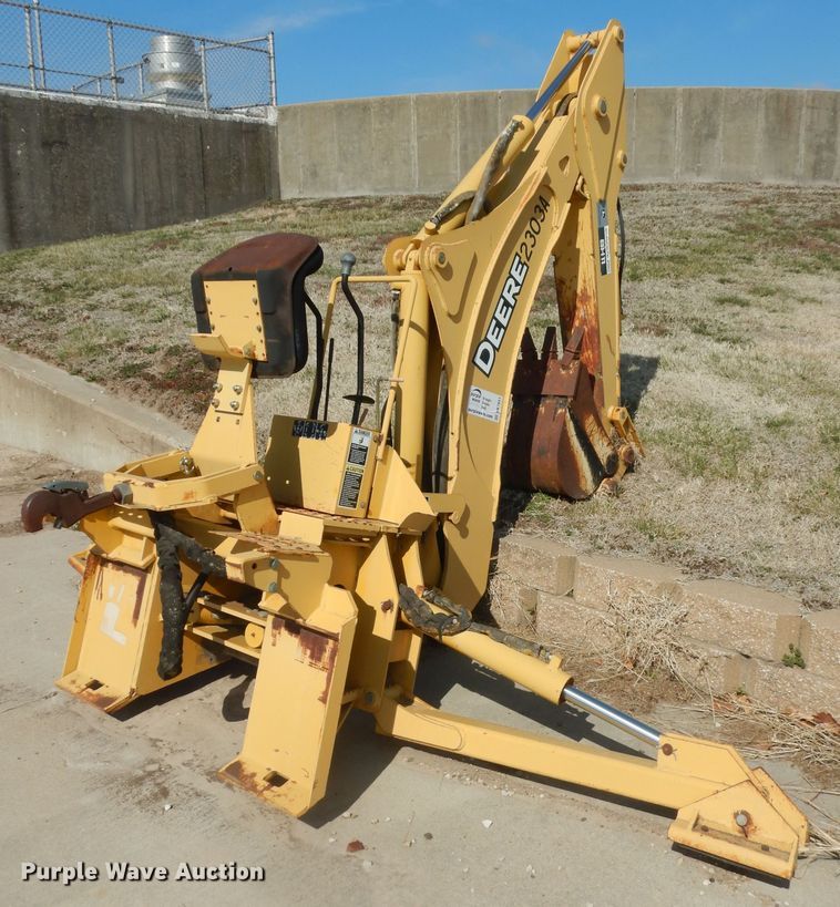 image for item DK7651 John Deere Worksite Pro BH11  skid steer backhoe