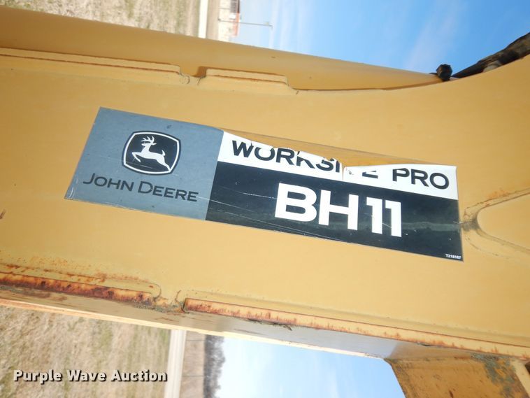 image for item DK7651 John Deere Worksite Pro BH11  skid steer backhoe