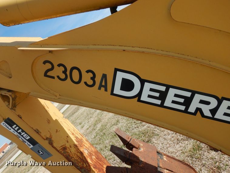 image for item DK7651 John Deere Worksite Pro BH11  skid steer backhoe