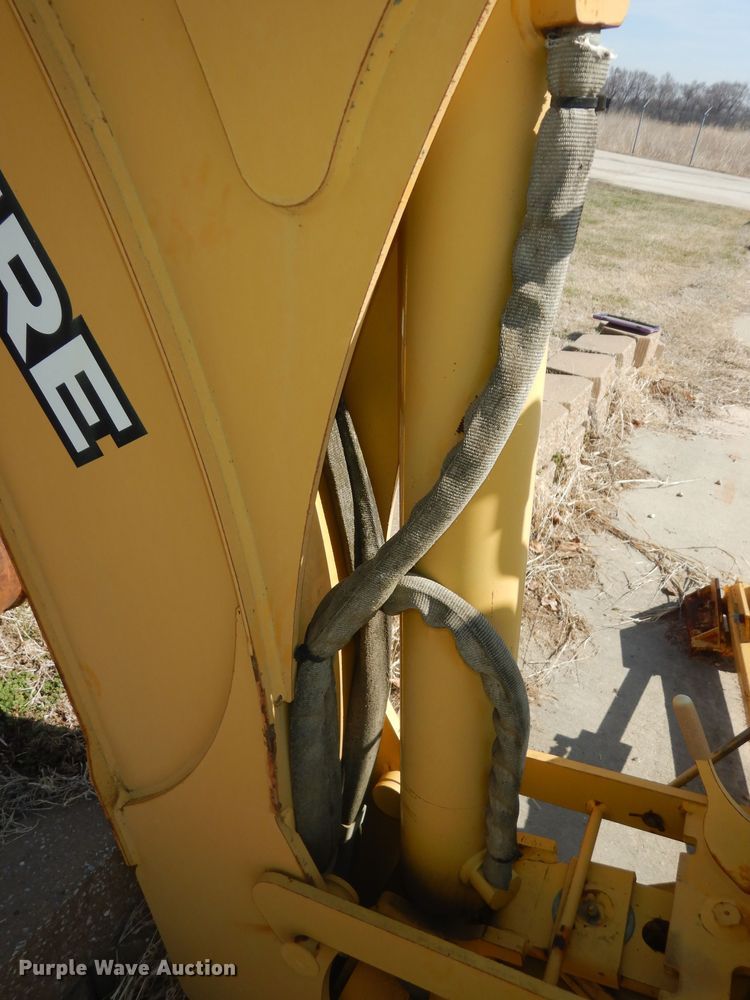 image for item DK7651 John Deere Worksite Pro BH11  skid steer backhoe