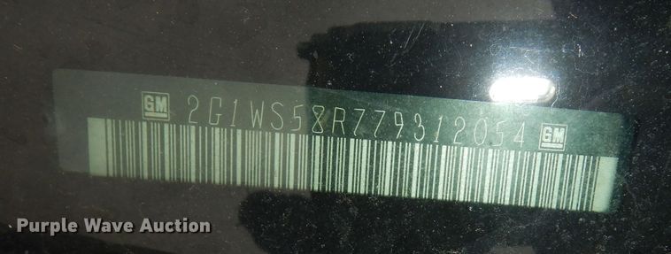 image for item DK7659 2007 Chevrolet Impala Police