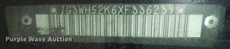 image for item DK7663 1999 Oldsmobile Intrigue GX