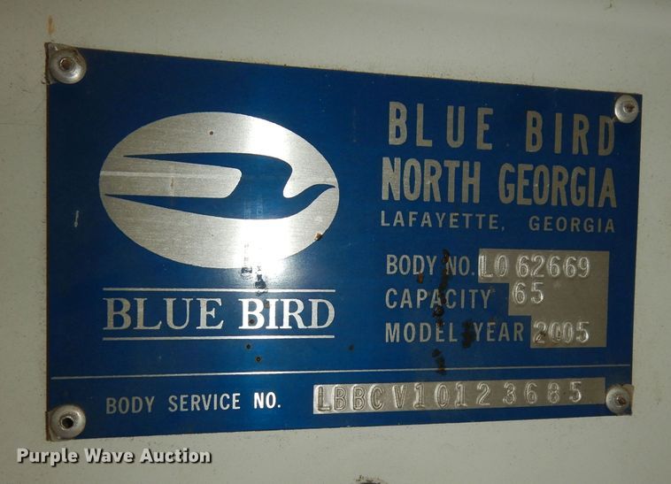 image for item DK7716 2005 Blue Bird Vision  school bus