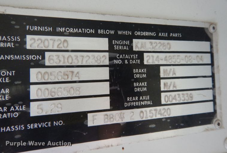 image for item DK7716 2005 Blue Bird Vision  school bus