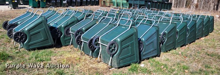 image for item DO3589 Approximately 50 Amerikart trash carts