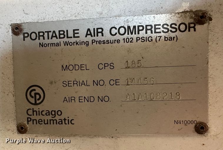 image for item DR6059 Chicago Pneumatic  air compressor