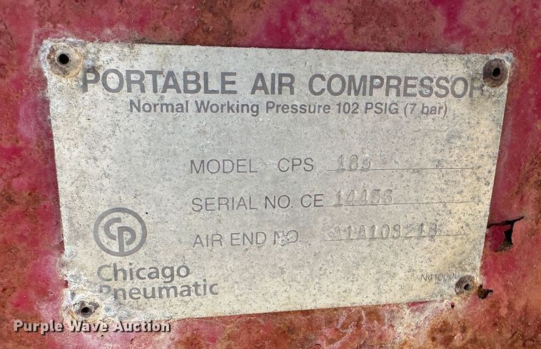 image for item DR6059 Chicago Pneumatic  air compressor