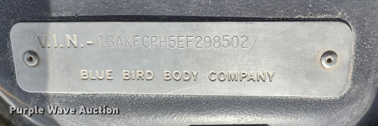 image for item DR8257 2014 Blue Bird Vision  school bus