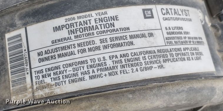 image for item DR8265 2007 Chevrolet C4500  refuse truck