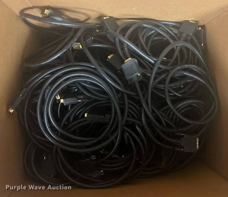 image for item HP9448 (125) 6'L DVI to VGA cables