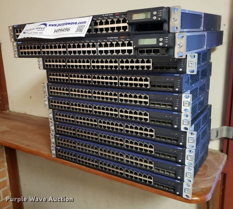 image for item HP9496 (10) Juniper network switches