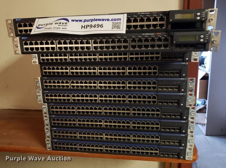 image for item HP9496 (10) Juniper network switches
