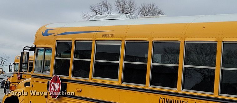 image for item IO9444 2018 Blue Bird  school bus