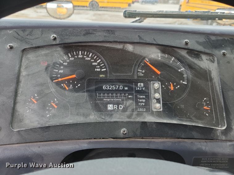 image for item IO9444 2018 Blue Bird  school bus