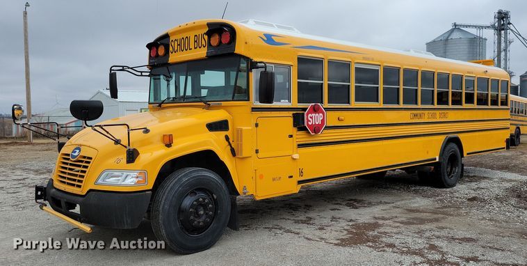 image for item IO9445 2018 Blue Bird  school bus