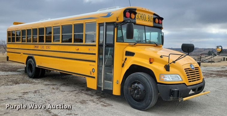 image for item IO9445 2018 Blue Bird  school bus