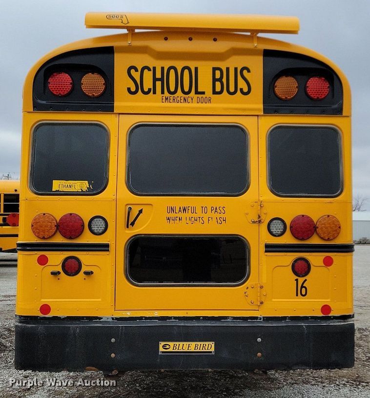 image for item IO9445 2018 Blue Bird  school bus