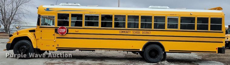 image for item IO9445 2018 Blue Bird  school bus