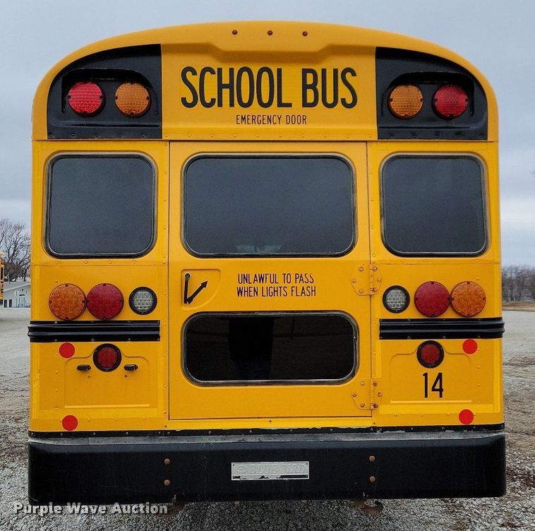 image for item IO9447 2016 Blue Bird Vision  school bus