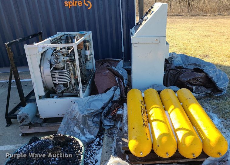 image for item JG9438 Bauer K20-E3  SCUBA breathing air compressor