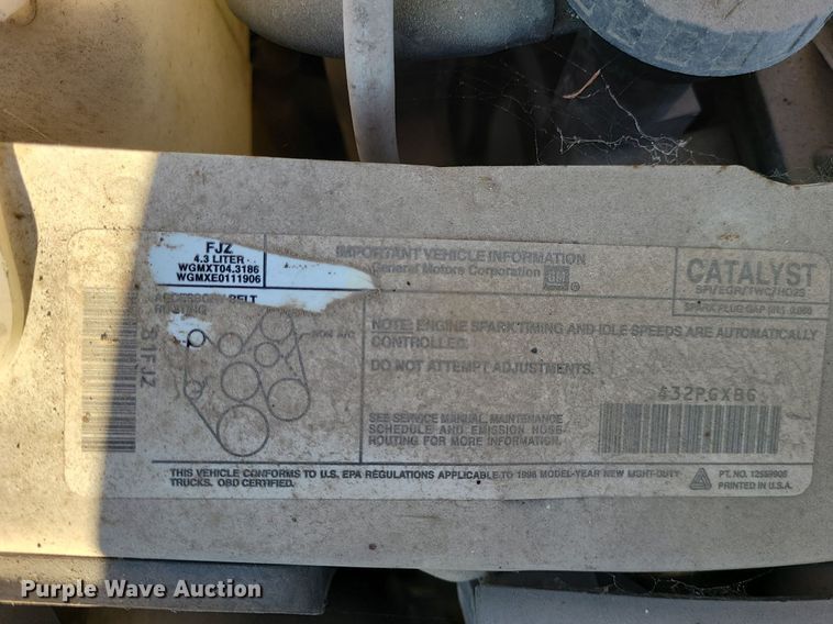 image for item JG9440 1998 Chevrolet Astro  van