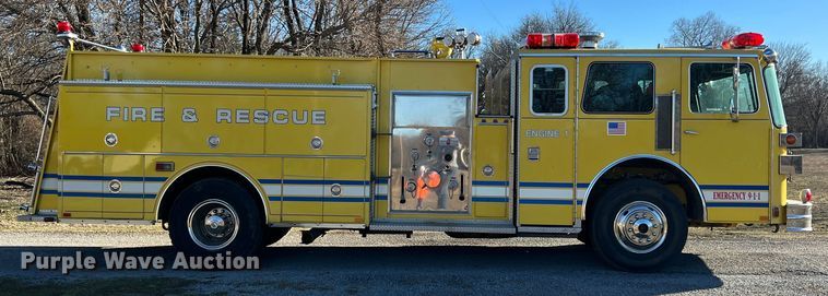 image for item KR9548 1986 Sutphen Deluge  pumper fire truck