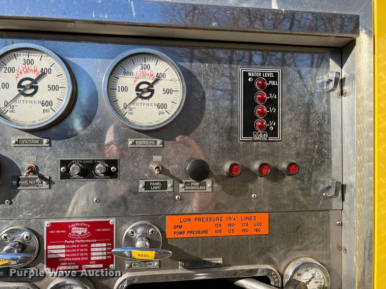 image for item KR9548 1986 Sutphen Deluge  pumper fire truck