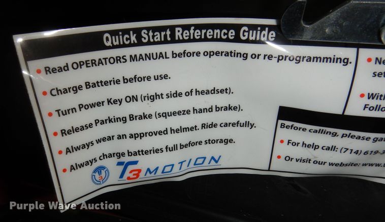 image for item KS9414 T3 Motion 2999  Segway