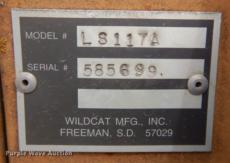 image for item KS9417 Wildcat LS117A  compost turner