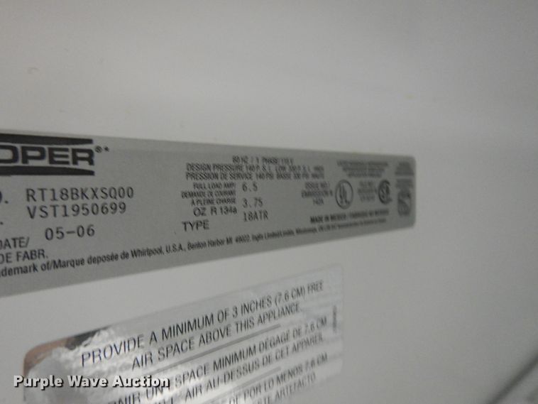 image for item KS9425 Roper  refrigerator