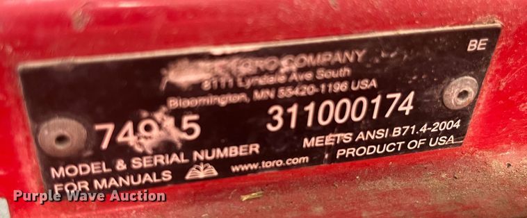 image for item LA9819 Toro Z Master 74915  ZTR lawn mower