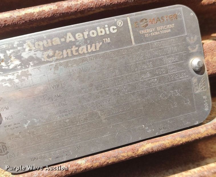 image for item LG9613 (2) Aqua-Aerobic Aqua-Jet surface aerators