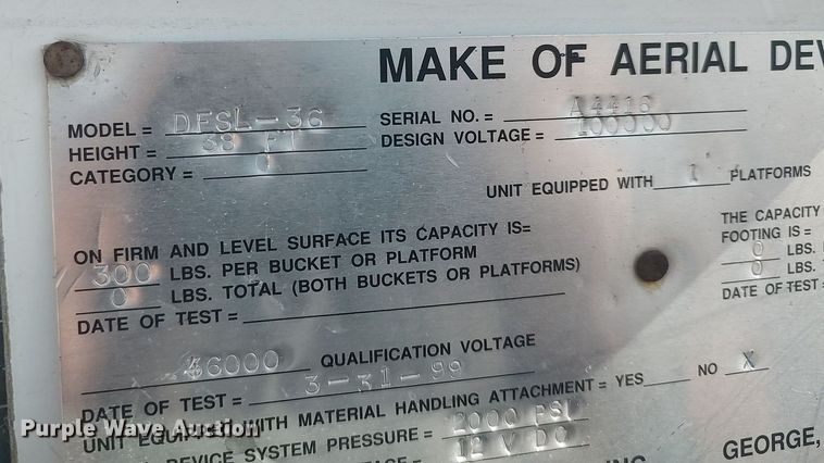 image for item LG9615 1999 Chevrolet C3500  flatbed pickup truck