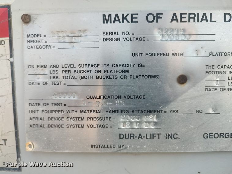 image for item LG9615 1999 Chevrolet C3500  flatbed pickup truck